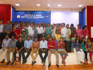 Digital marketing seminar at Justice K.S Hegde Institute of Management Udipi